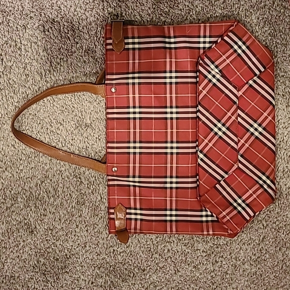 Burberry Red check tote bag - Picture 2 of 14